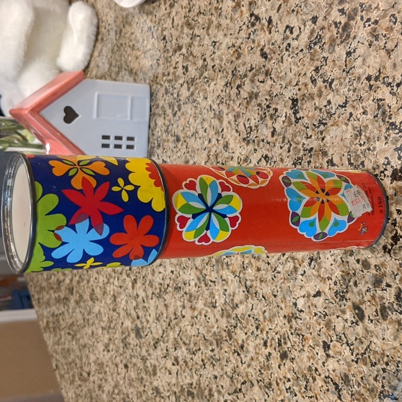 Vintage Cardboard Kaleidoscope | Flower Power | Steven Mfg Co. Hard To Find Toy - Picture 4 of 5